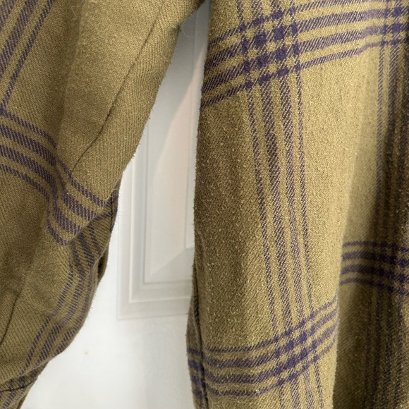 Madewell Flannel Oversized Ex-Boyfriend Tunic Shirt in Windowpane - Picture 10 of 13